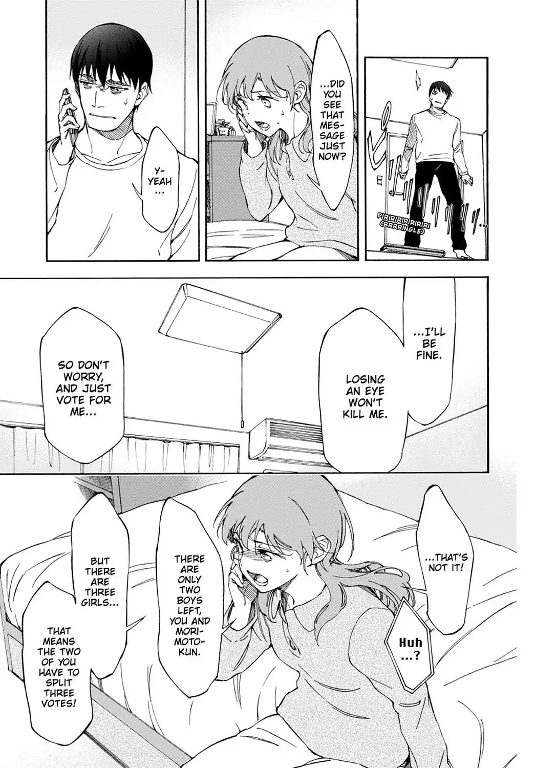 Touhyou Game - Anata ni Kuroki Ippyou o Chapter 15 page 44 - Chapter 15