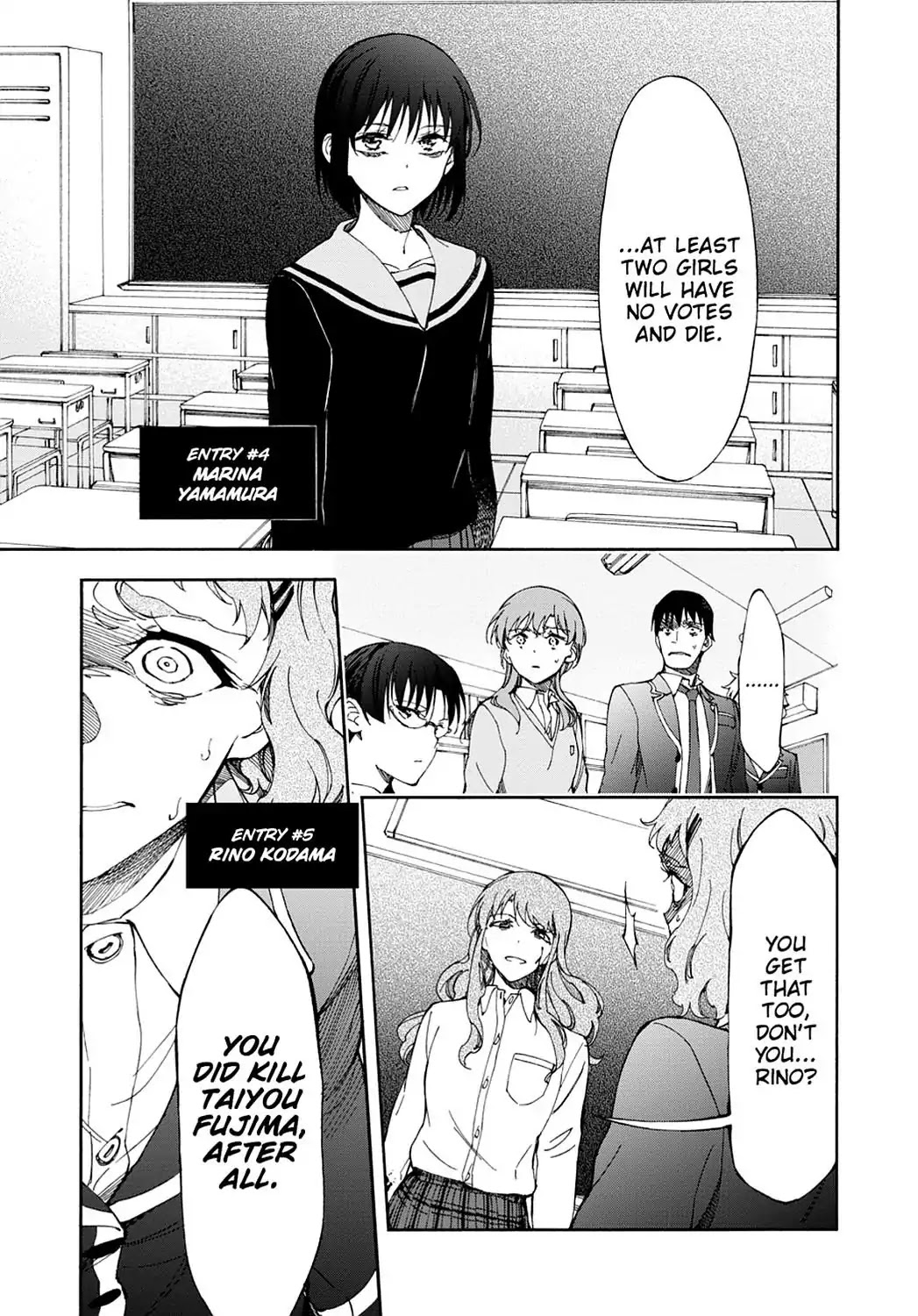 Touhyou Game - Anata ni Kuroki Ippyou o Chapter 15 page 5 - Chapter 15