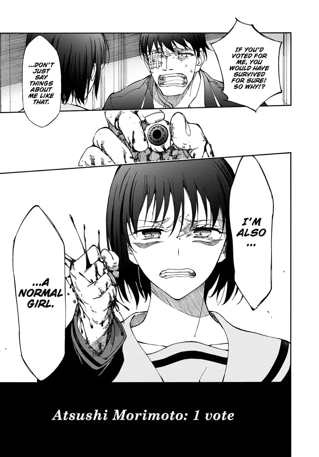 Touhyou Game - Anata ni Kuroki Ippyou o Chapter 16 page 12 - Chapter 16