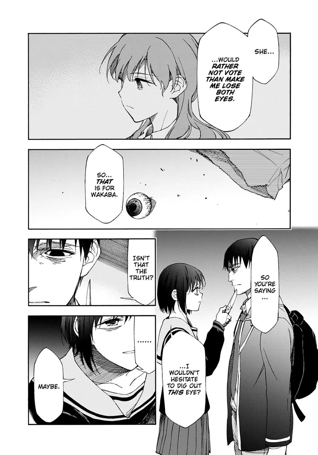 Touhyou Game - Anata ni Kuroki Ippyou o Chapter 16 page 3 - Chapter 16