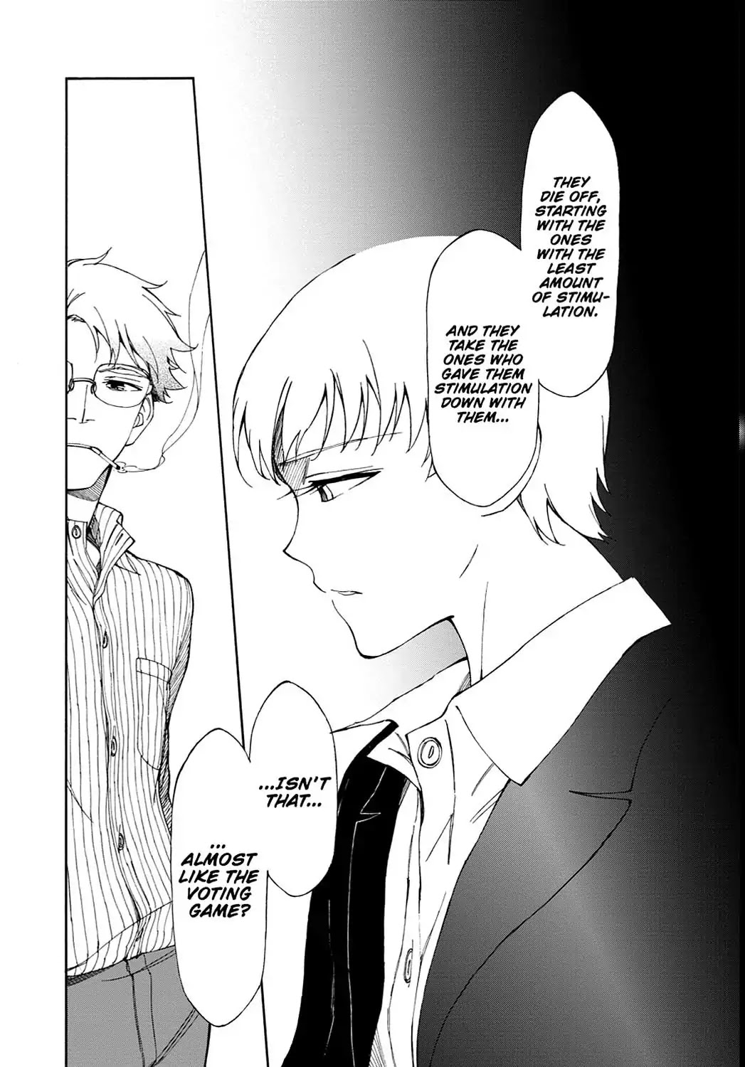 Touhyou Game - Anata ni Kuroki Ippyou o Chapter 16 page 34 - Chapter 16
