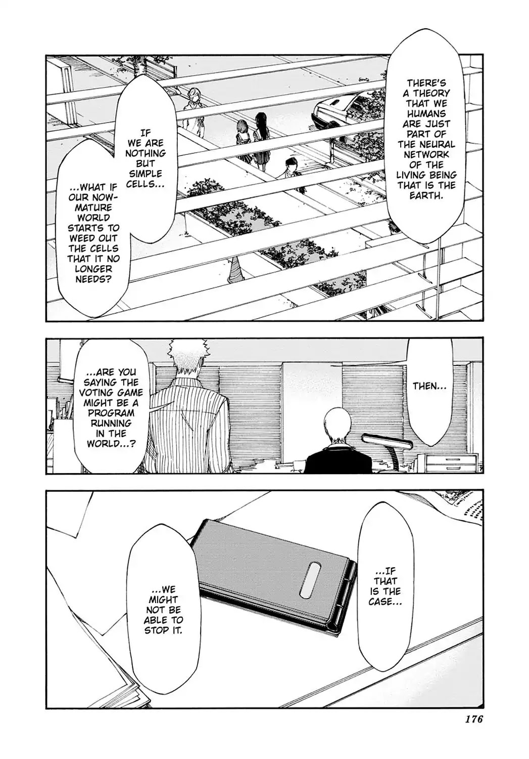 Touhyou Game - Anata ni Kuroki Ippyou o Chapter 16 page 35 - Chapter 16