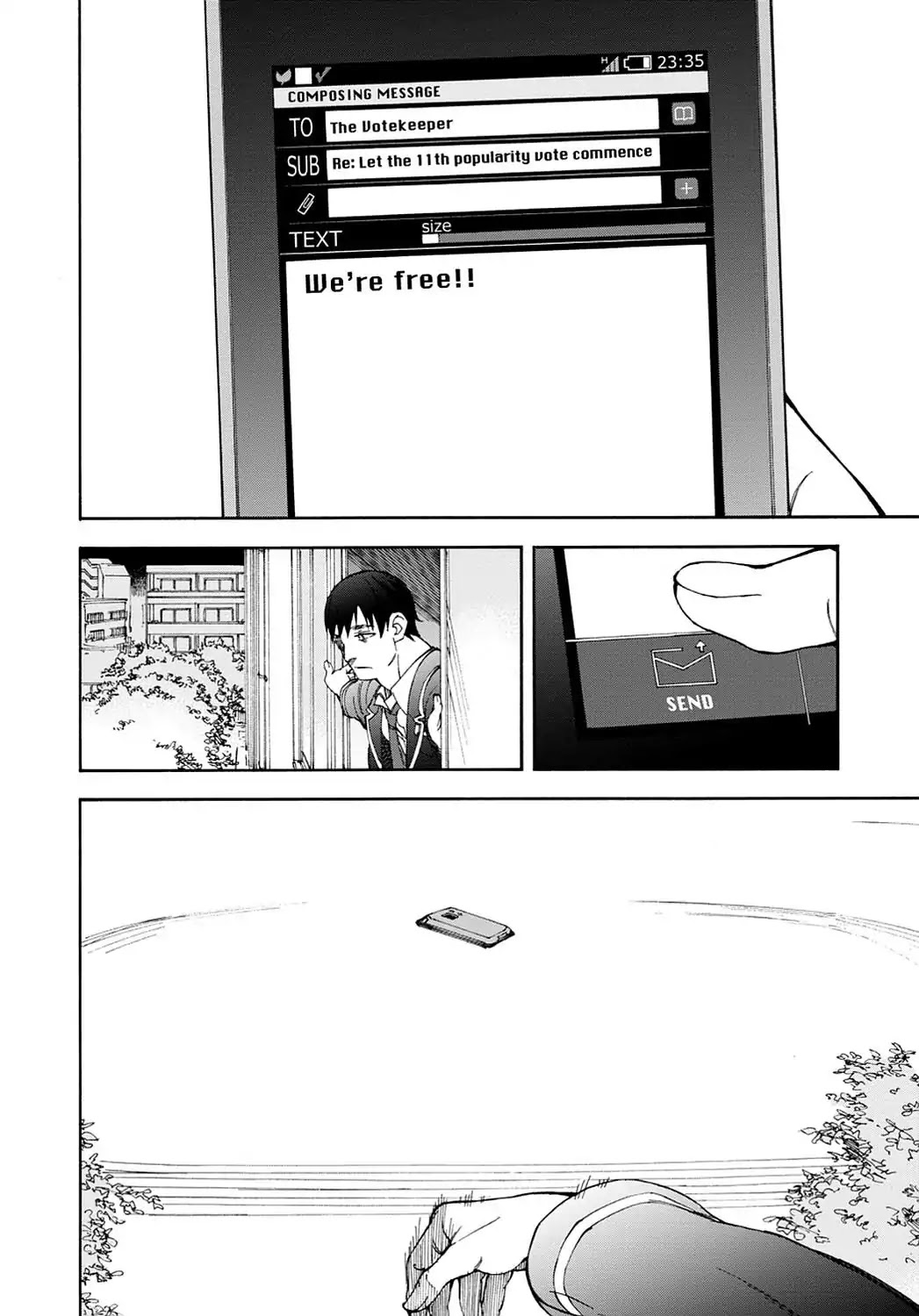 Touhyou Game - Anata ni Kuroki Ippyou o Chapter 16 page 39 - Chapter 16