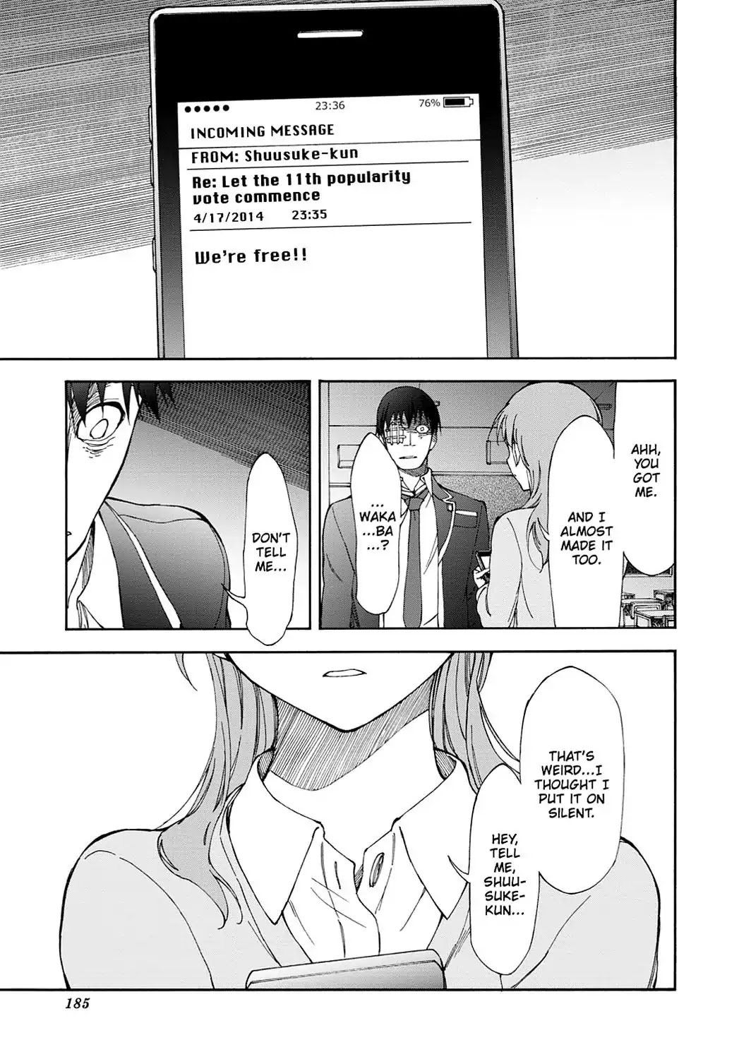 Touhyou Game - Anata ni Kuroki Ippyou o Chapter 16 page 44 - Chapter 16