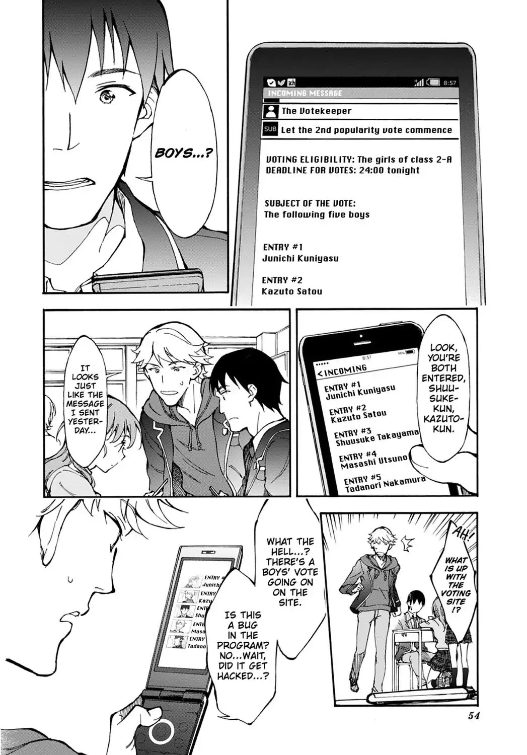 Touhyou Game - Anata ni Kuroki Ippyou o Chapter 2 page 12 - Chapter 2