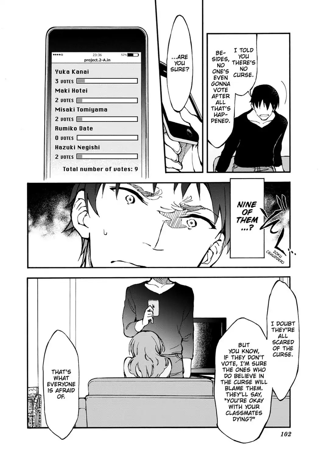 Touhyou Game - Anata ni Kuroki Ippyou o Chapter 3 page 18 - Chapter 3