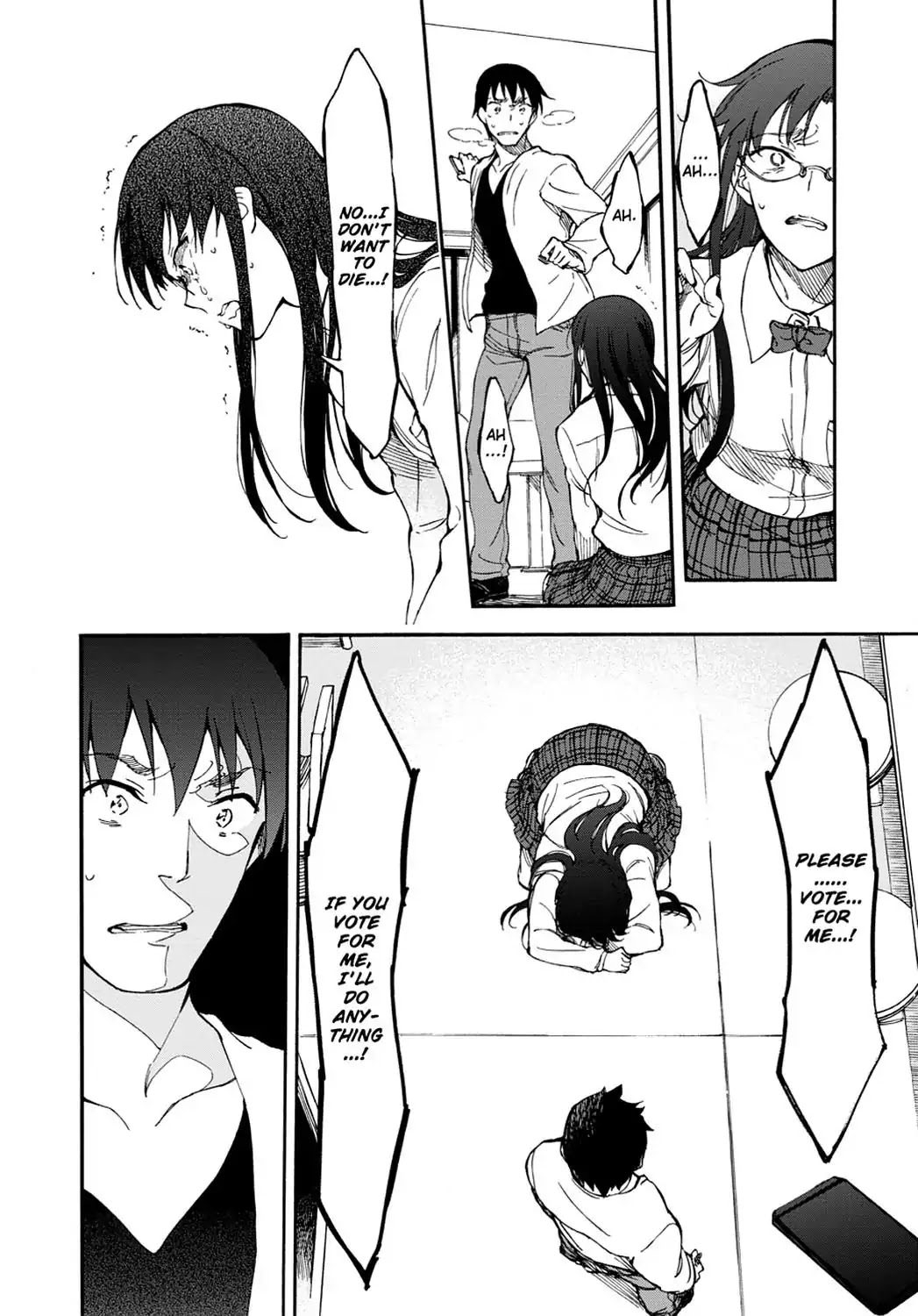 Touhyou Game - Anata ni Kuroki Ippyou o Chapter 3 page 34 - Chapter 3