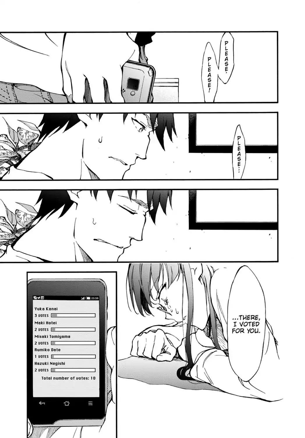 Touhyou Game - Anata ni Kuroki Ippyou o Chapter 3 page 35 - Chapter 3