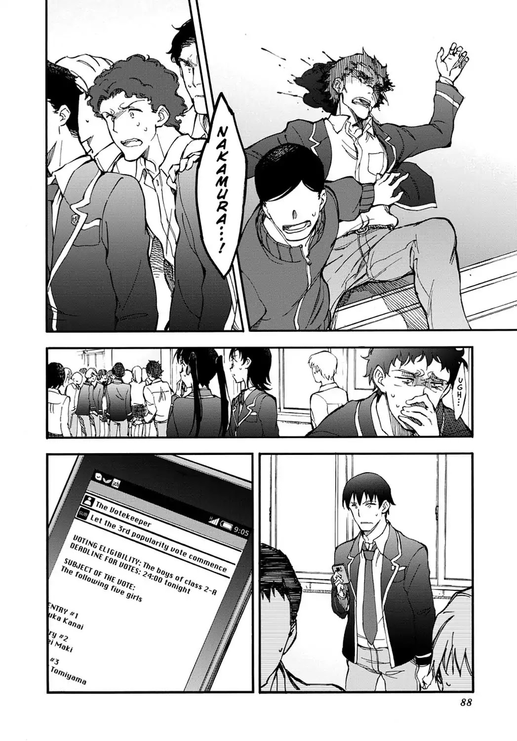 Touhyou Game - Anata ni Kuroki Ippyou o Chapter 3 page 4 - Chapter 3