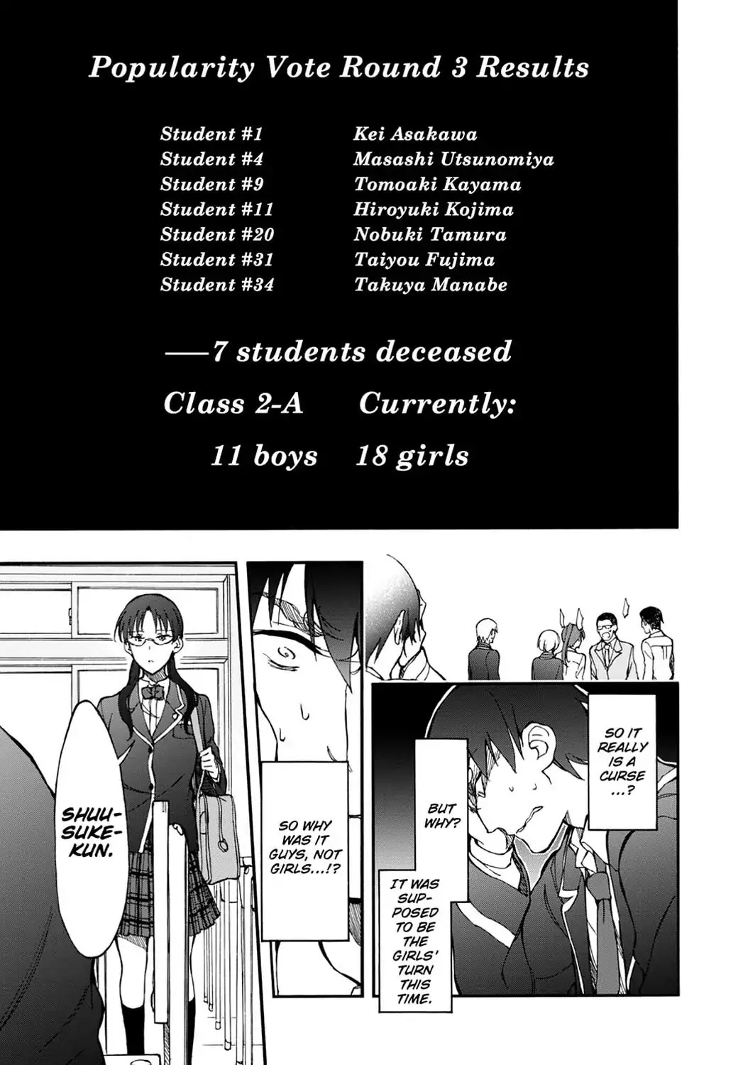 Touhyou Game - Anata ni Kuroki Ippyou o Chapter 3 page 48 - Chapter 3