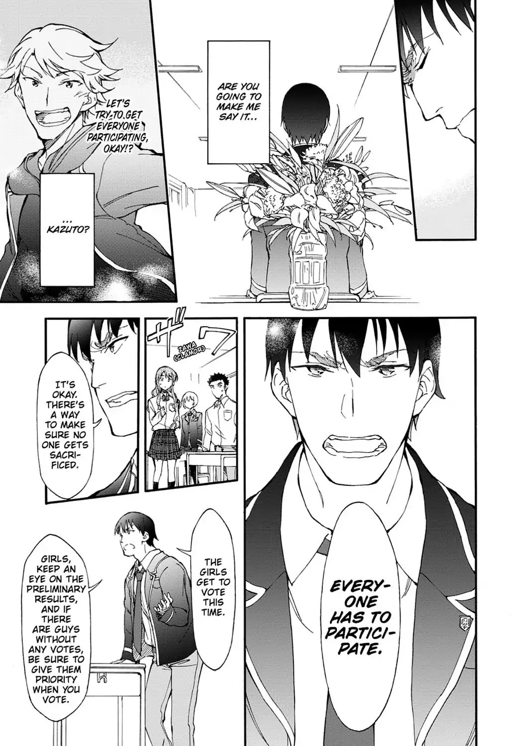Touhyou Game - Anata ni Kuroki Ippyou o Chapter 4 page 19 - Chapter 4