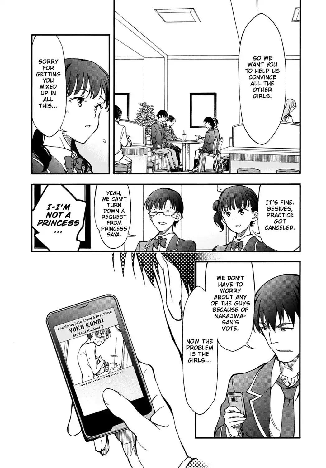 Touhyou Game - Anata ni Kuroki Ippyou o Chapter 4 page 35 - Chapter 4