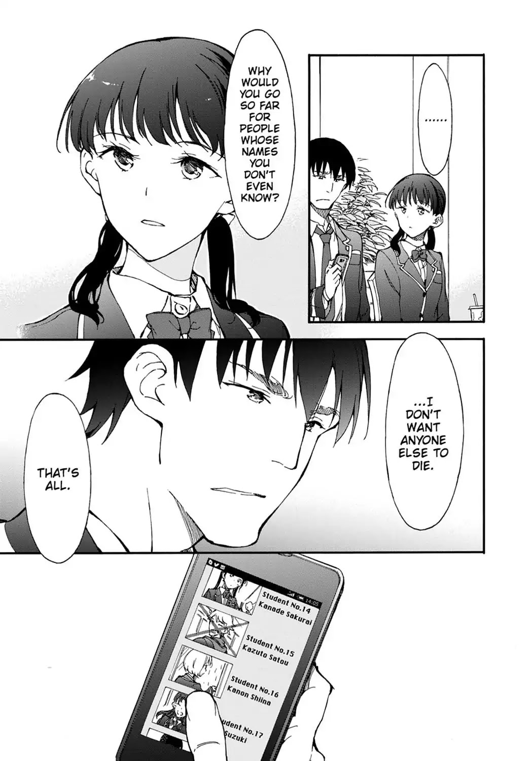 Touhyou Game - Anata ni Kuroki Ippyou o Chapter 4 page 39 - Chapter 4