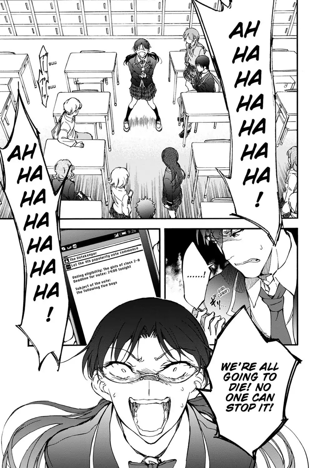 Touhyou Game - Anata ni Kuroki Ippyou o Chapter 4 page 7 - Chapter 4