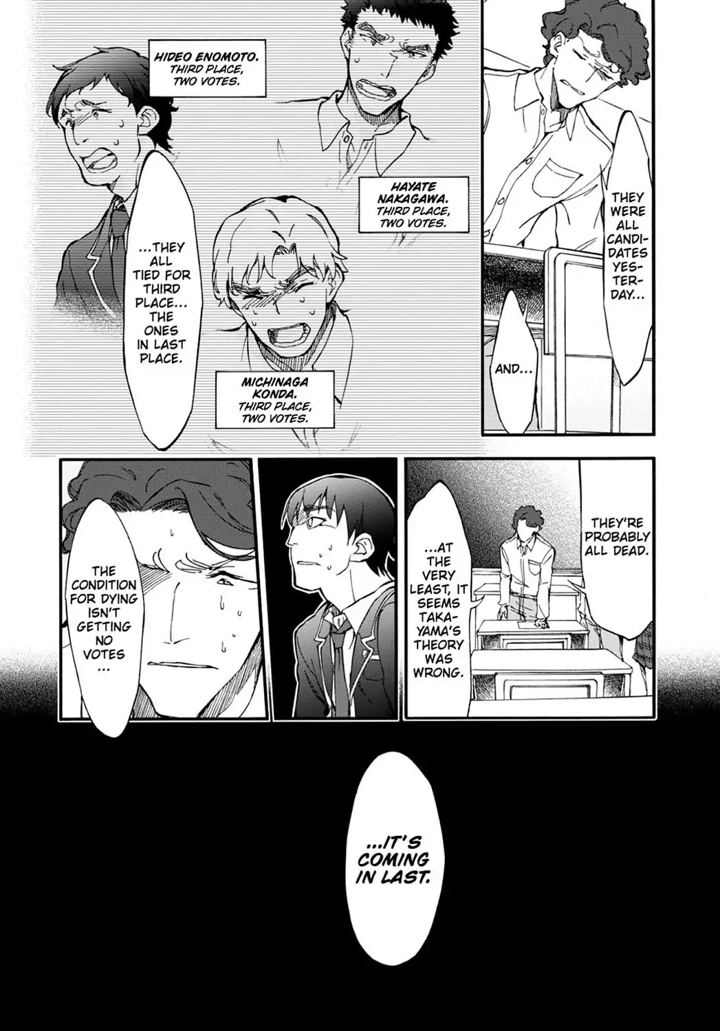 Touhyou Game - Anata ni Kuroki Ippyou o Chapter 5 page 36 - Chapter 5
