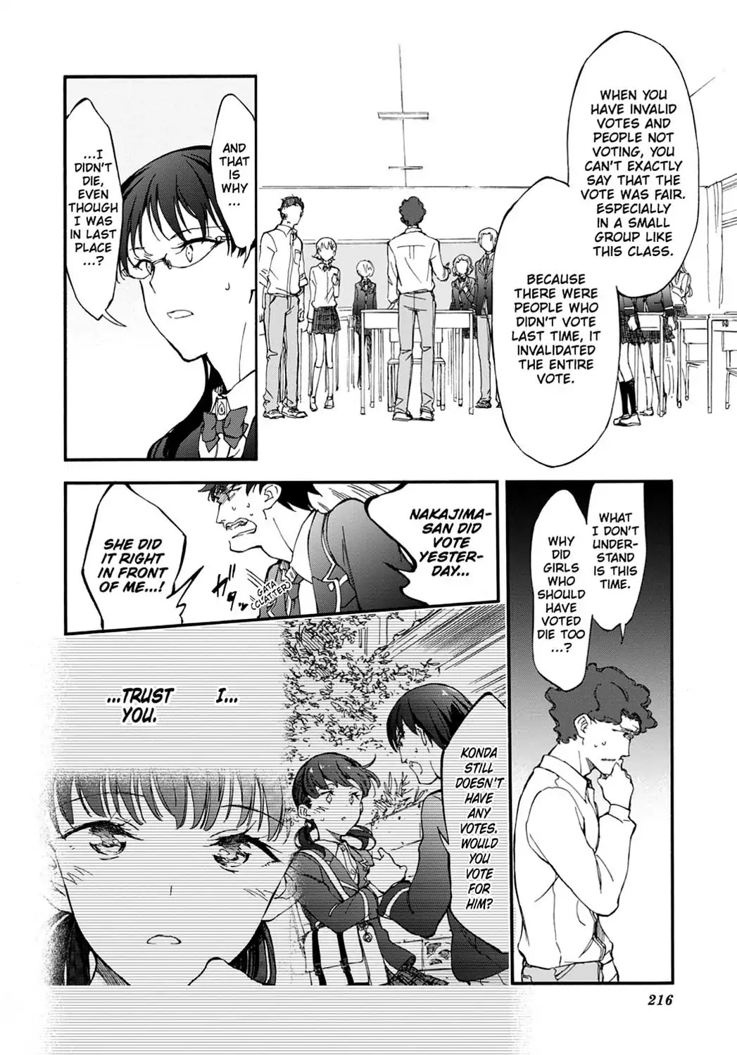 Touhyou Game - Anata ni Kuroki Ippyou o Chapter 5 page 38 - Chapter 5