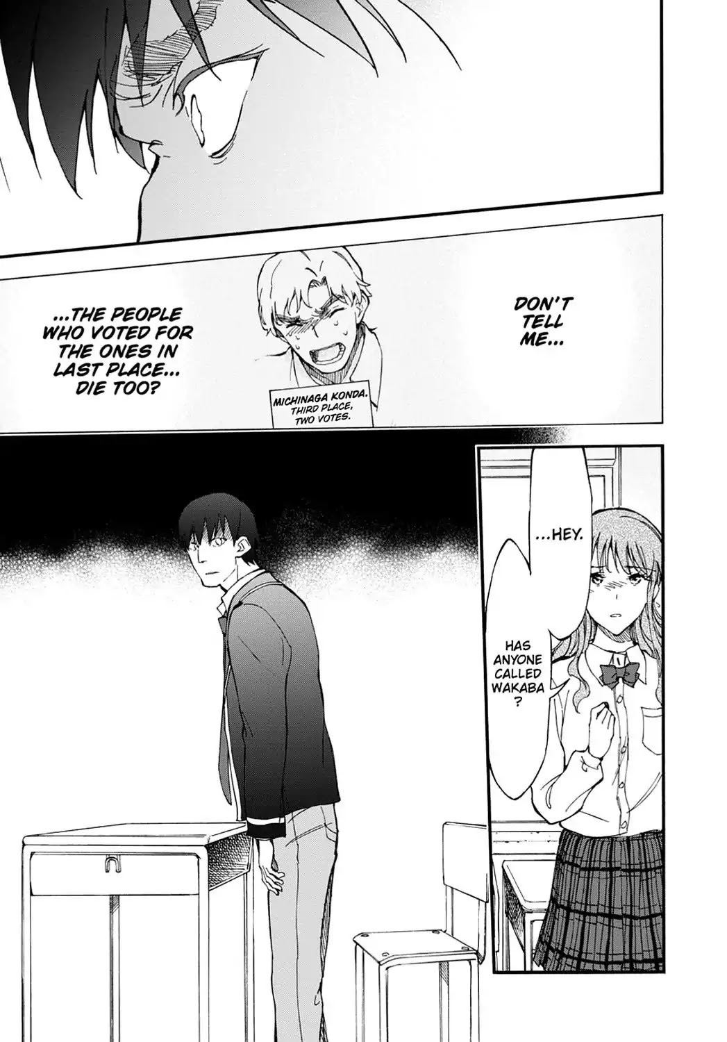 Touhyou Game - Anata ni Kuroki Ippyou o Chapter 5 page 39 - Chapter 5