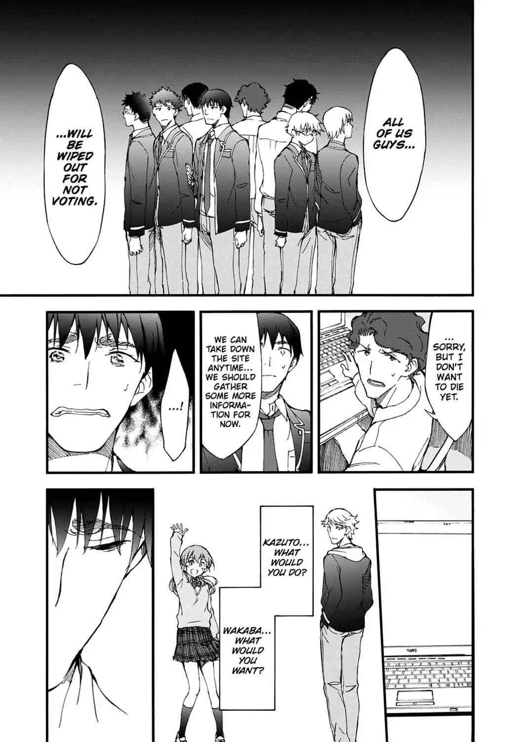 Touhyou Game - Anata ni Kuroki Ippyou o Chapter 6 page 32 - Chapter 6