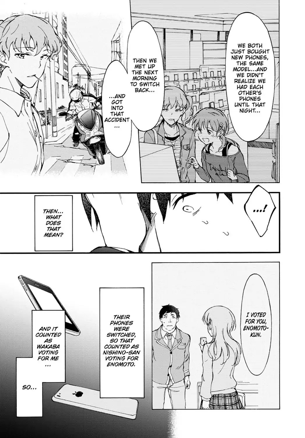 Touhyou Game - Anata ni Kuroki Ippyou o Chapter 7 page 23 - Chapter 7