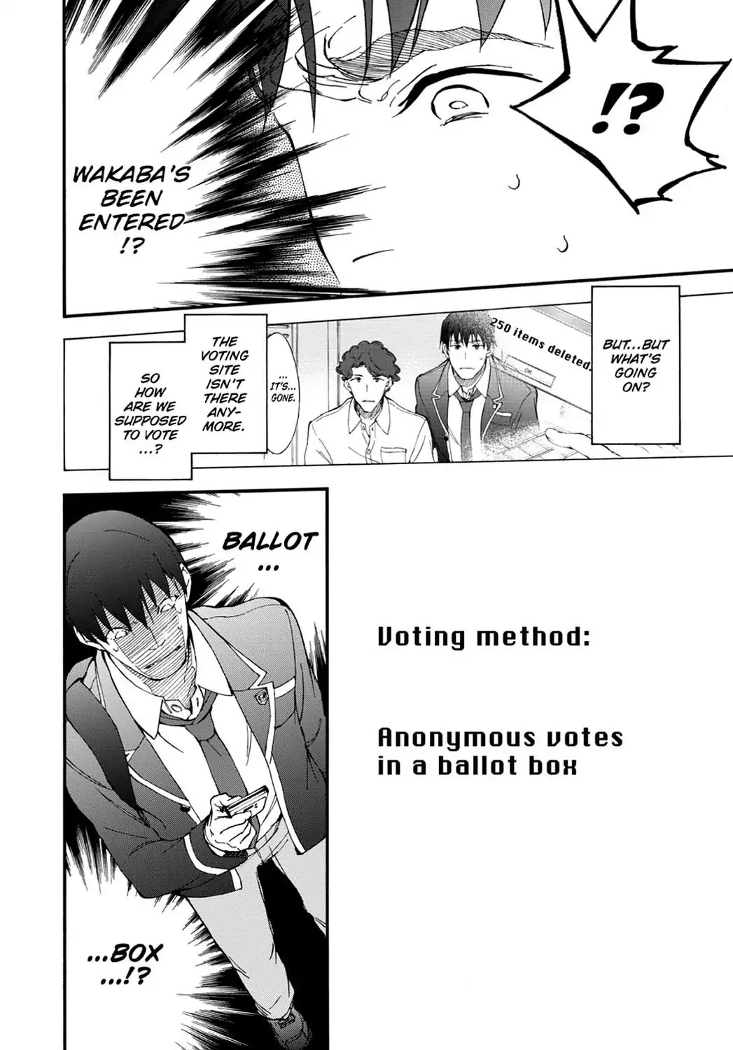 Touhyou Game - Anata ni Kuroki Ippyou o Chapter 7 page 26 - Chapter 7