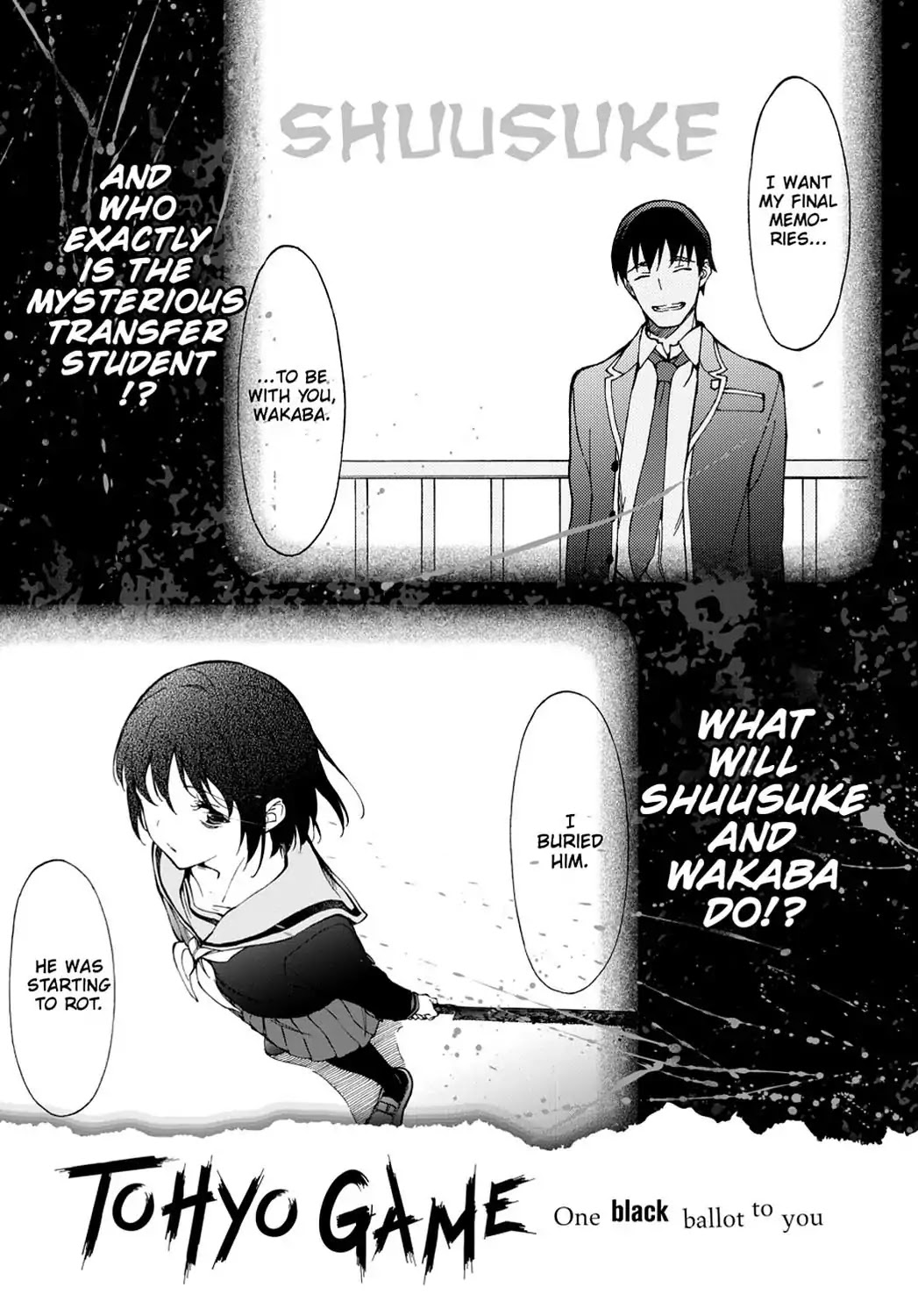 Touhyou Game - Anata ni Kuroki Ippyou o Chapter 7 page 36 - Chapter 7