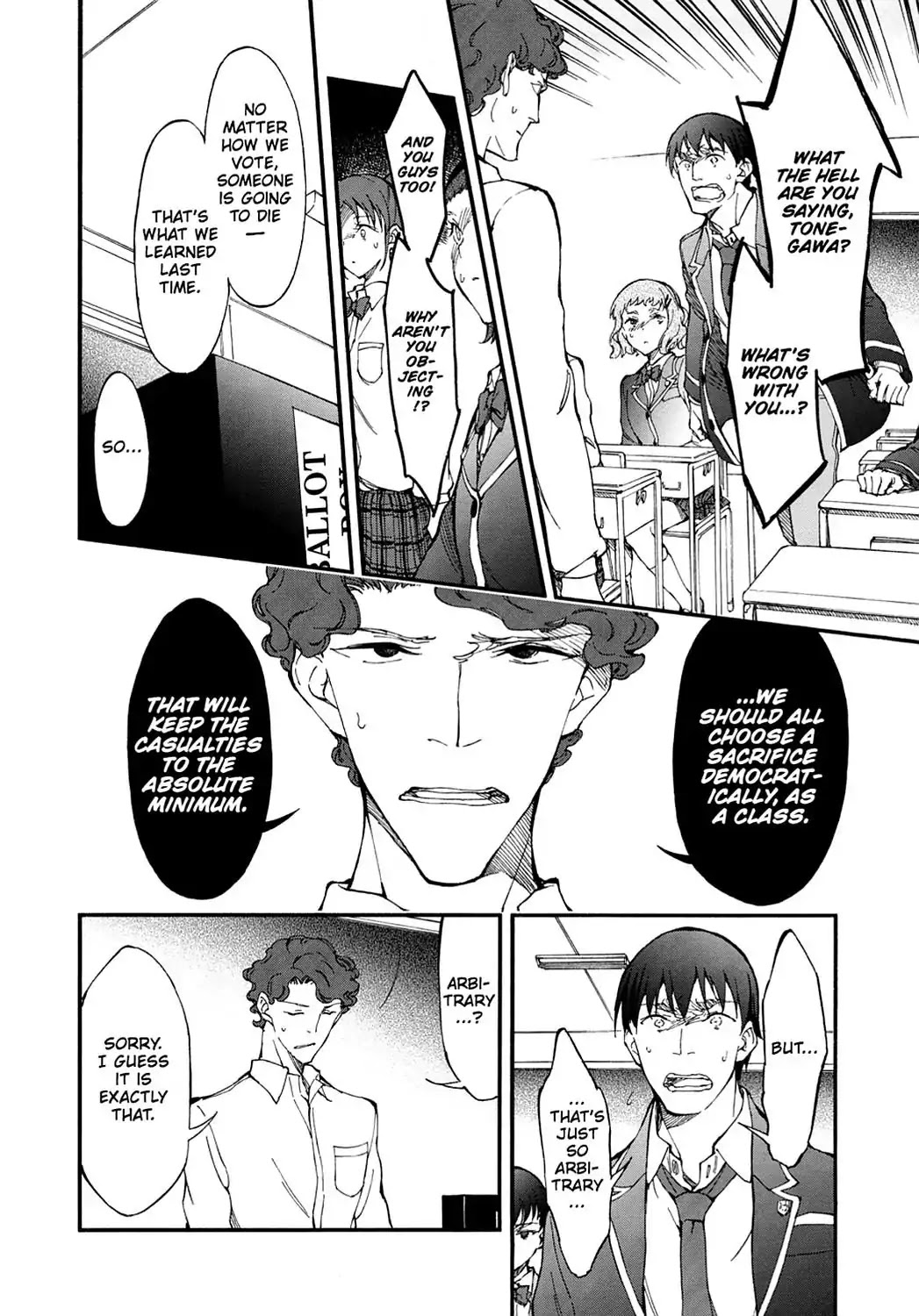 Touhyou Game - Anata ni Kuroki Ippyou o Chapter 8 page 18 - Chapter 8