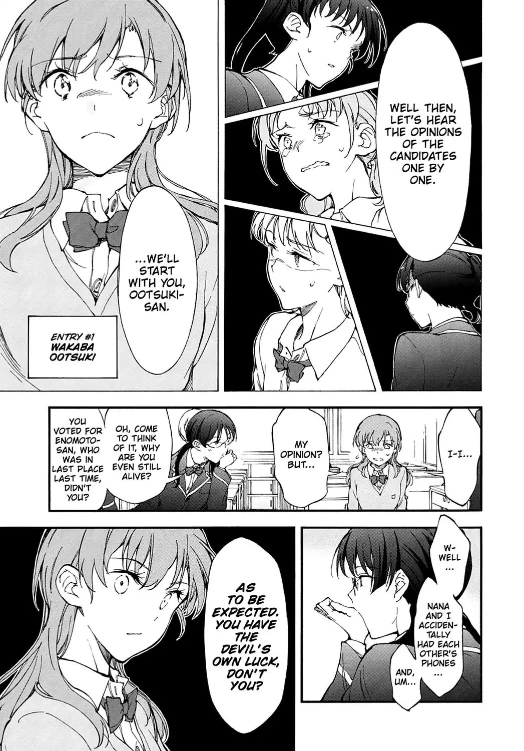 Touhyou Game - Anata ni Kuroki Ippyou o Chapter 8 page 19 - Chapter 8
