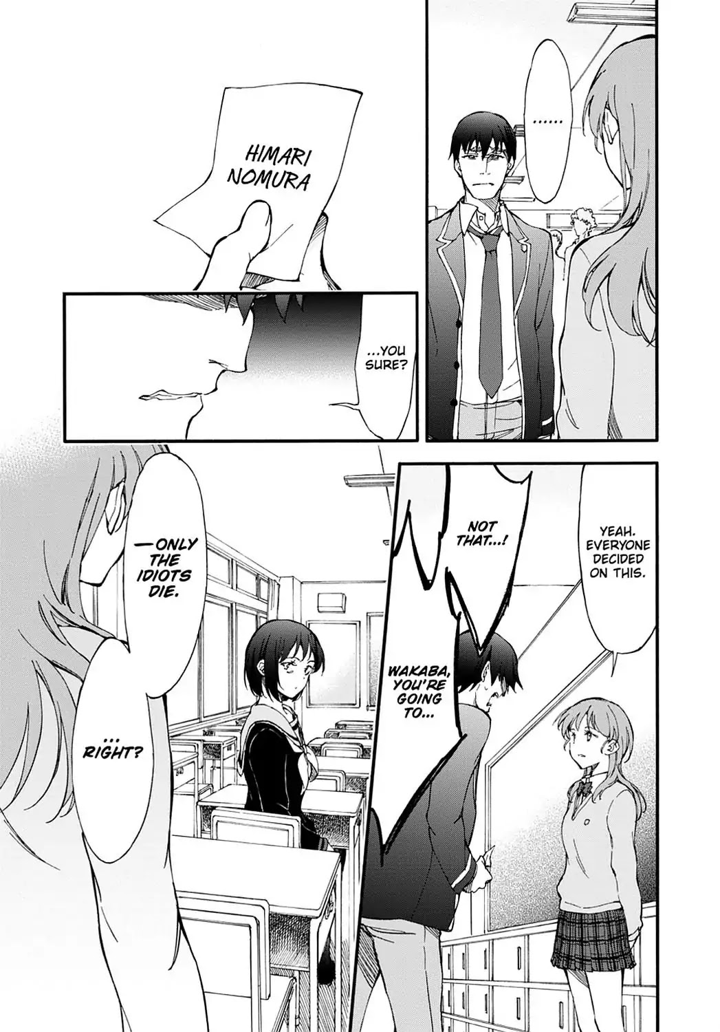 Touhyou Game - Anata ni Kuroki Ippyou o Chapter 8 page 39 - Chapter 8