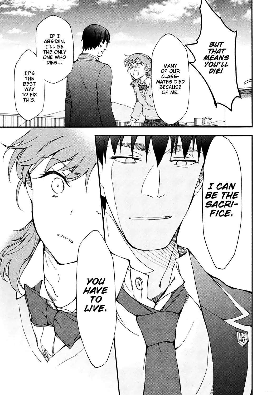Touhyou Game - Anata ni Kuroki Ippyou o Chapter 8 page 50 - Chapter 8