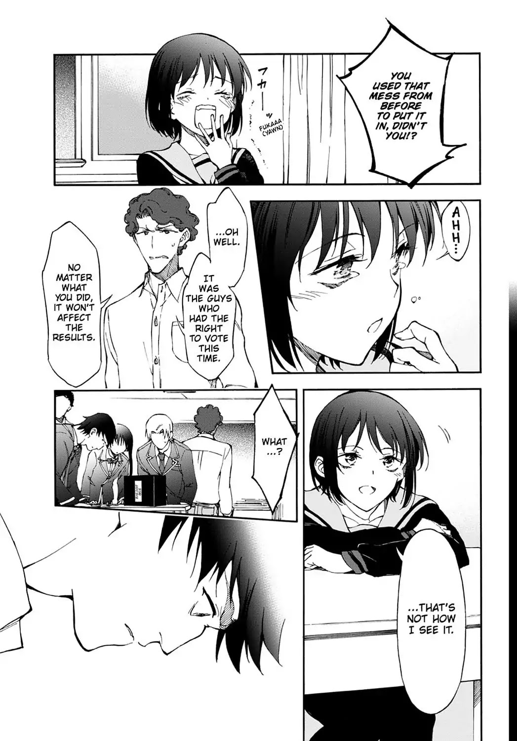 Touhyou Game - Anata ni Kuroki Ippyou o Chapter 9 page 19 - Chapter 9