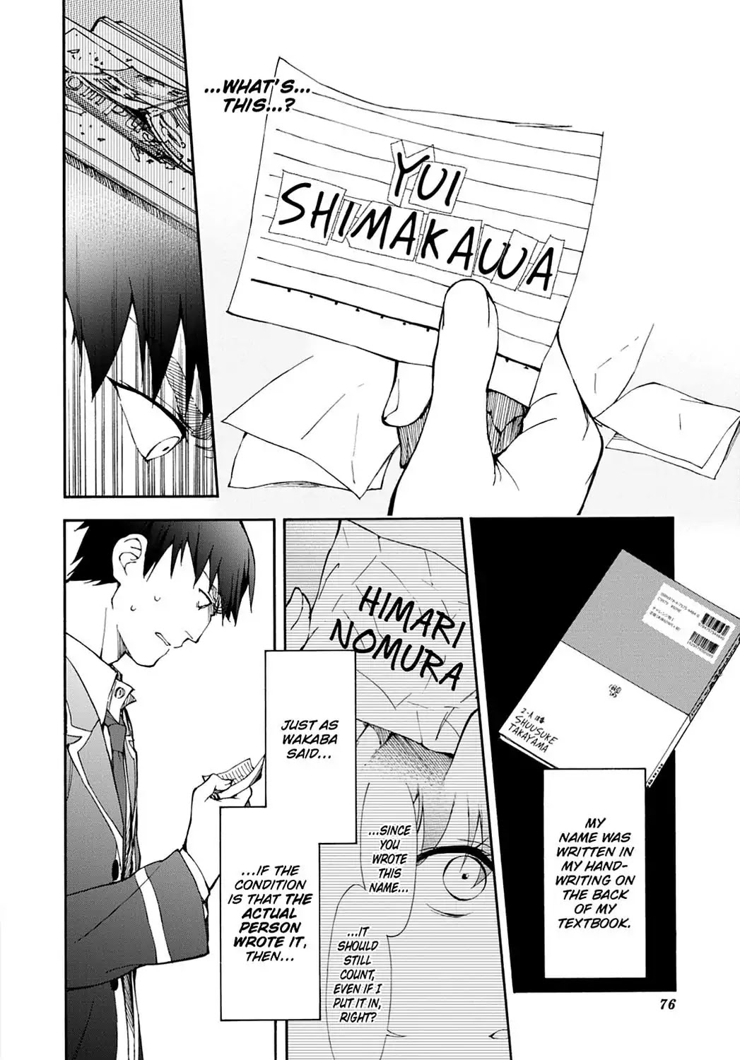 Touhyou Game - Anata ni Kuroki Ippyou o Chapter 9 page 20 - Chapter 9