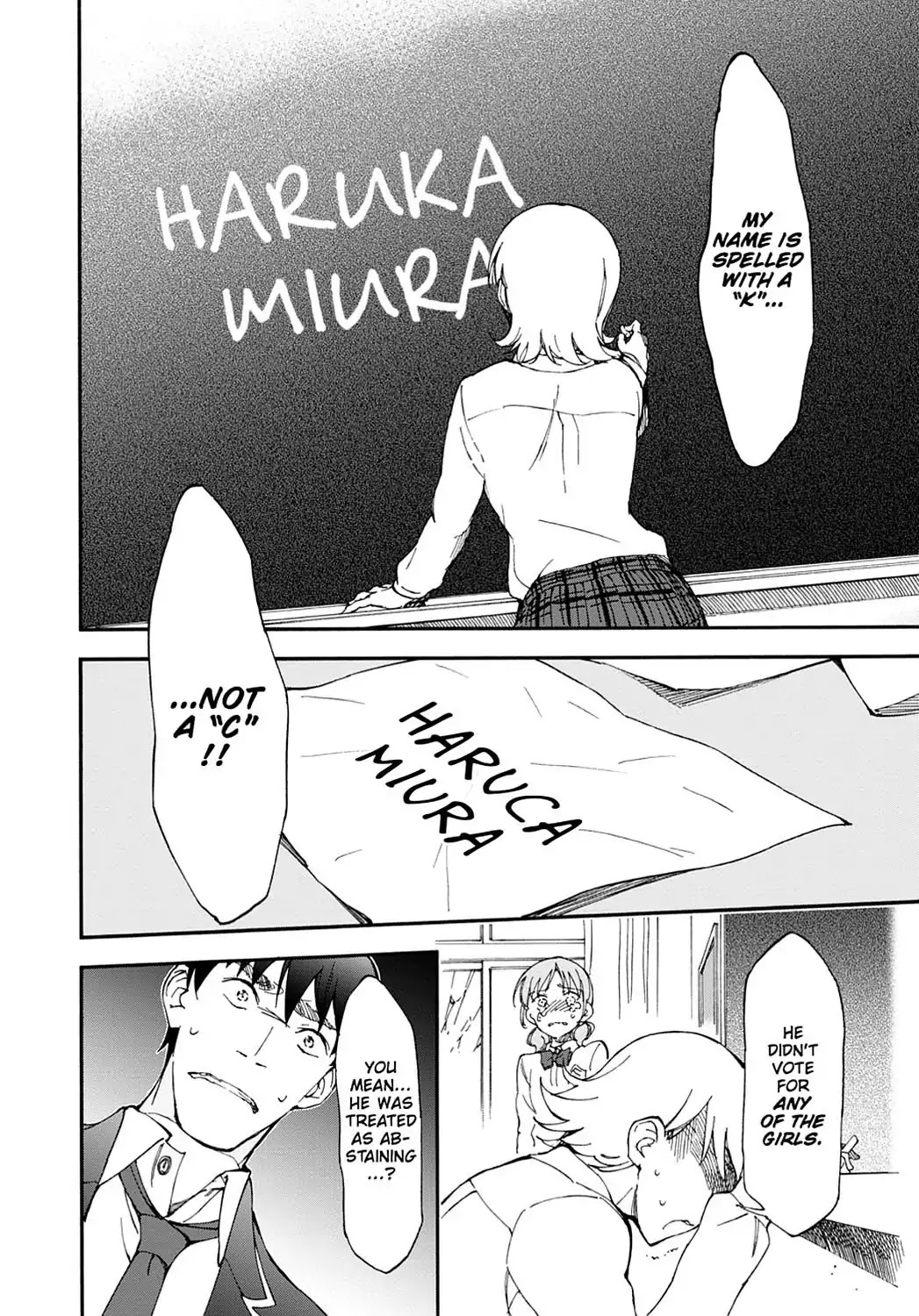 Touhyou Game - Anata ni Kuroki Ippyou o Chapter 9 page 28 - Chapter 9