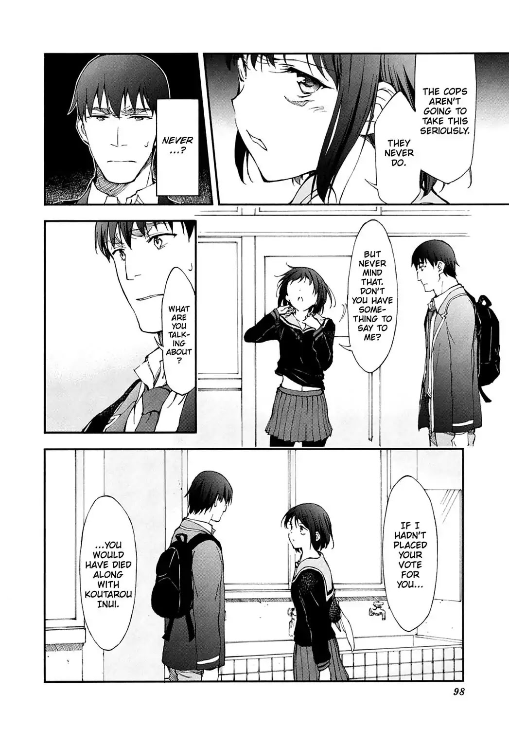 Touhyou Game - Anata ni Kuroki Ippyou o Chapter 9 page 42 - Chapter 9