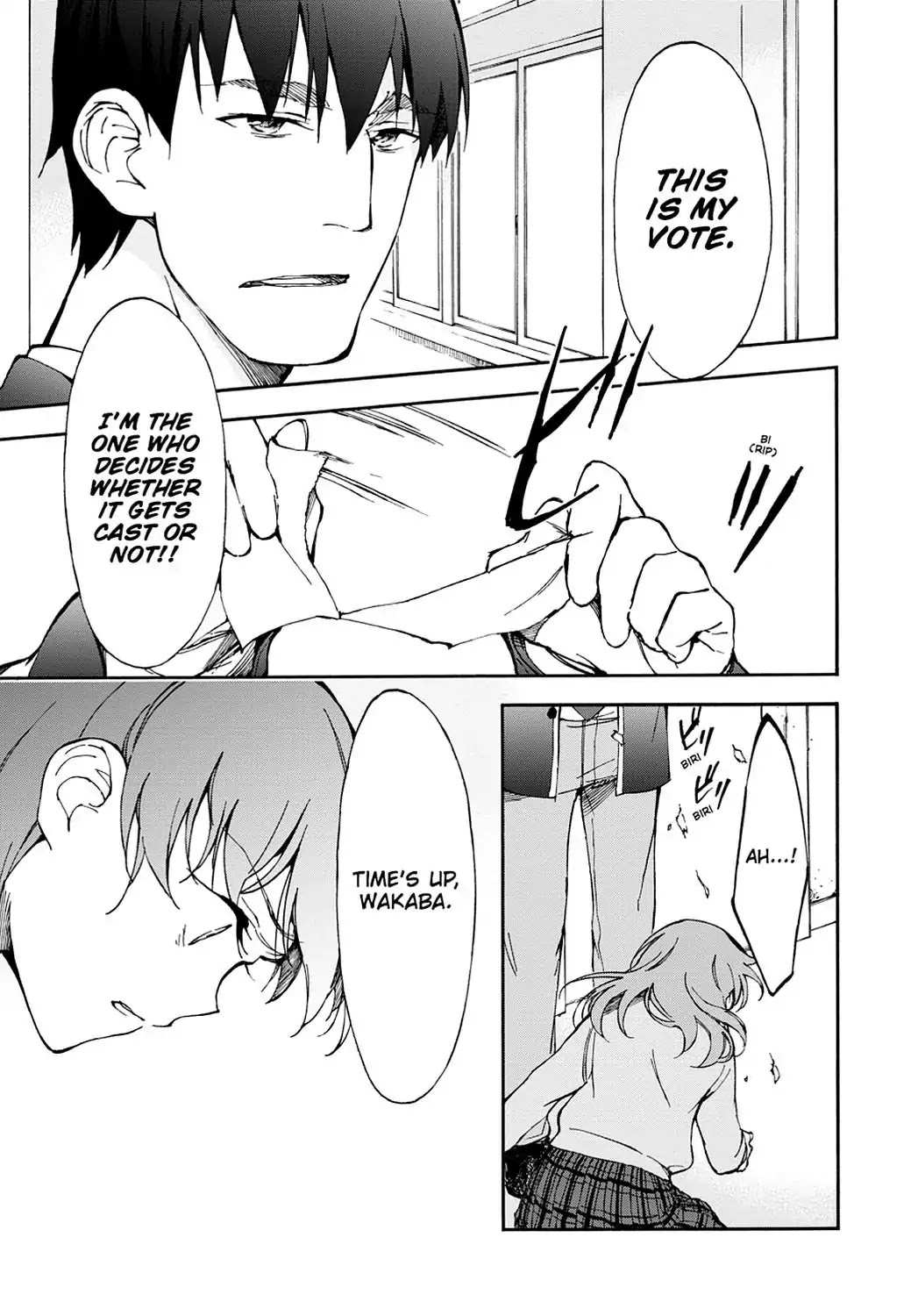 Touhyou Game - Anata ni Kuroki Ippyou o Chapter 9 page 9 - Chapter 9