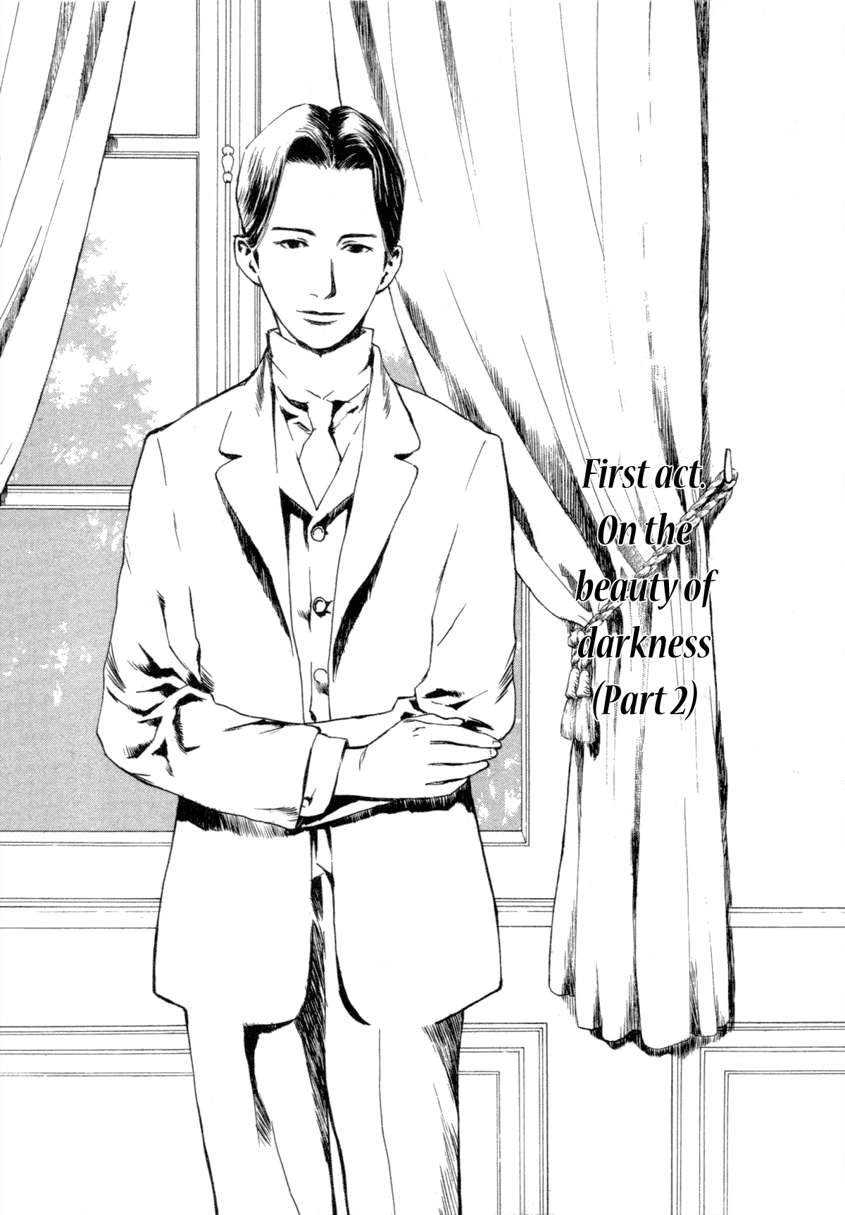 Toukei Ibun Chapter 2.2 page 1 - Chapter 2.2: First Act:On the Beauty of Darkness (Part 2)