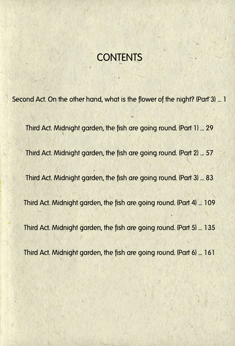 Toukei Ibun Chapter 3.3 page 5 - Chapter 3.3: Second Act:On the Other Hand, What is the Flower of the Night? (Part 3)
