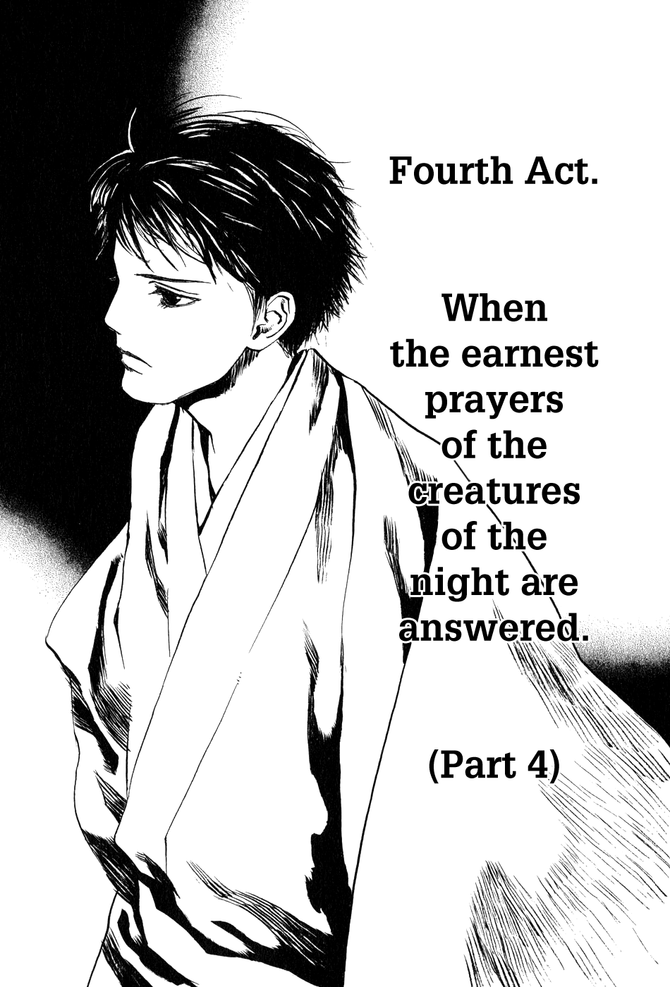 Toukei Ibun Chapter 5.4 page 1 - Chapter 5.4: Fourth Act:When the Earnest Prayers of the Creatures of the NightAre Answered (Part 4)