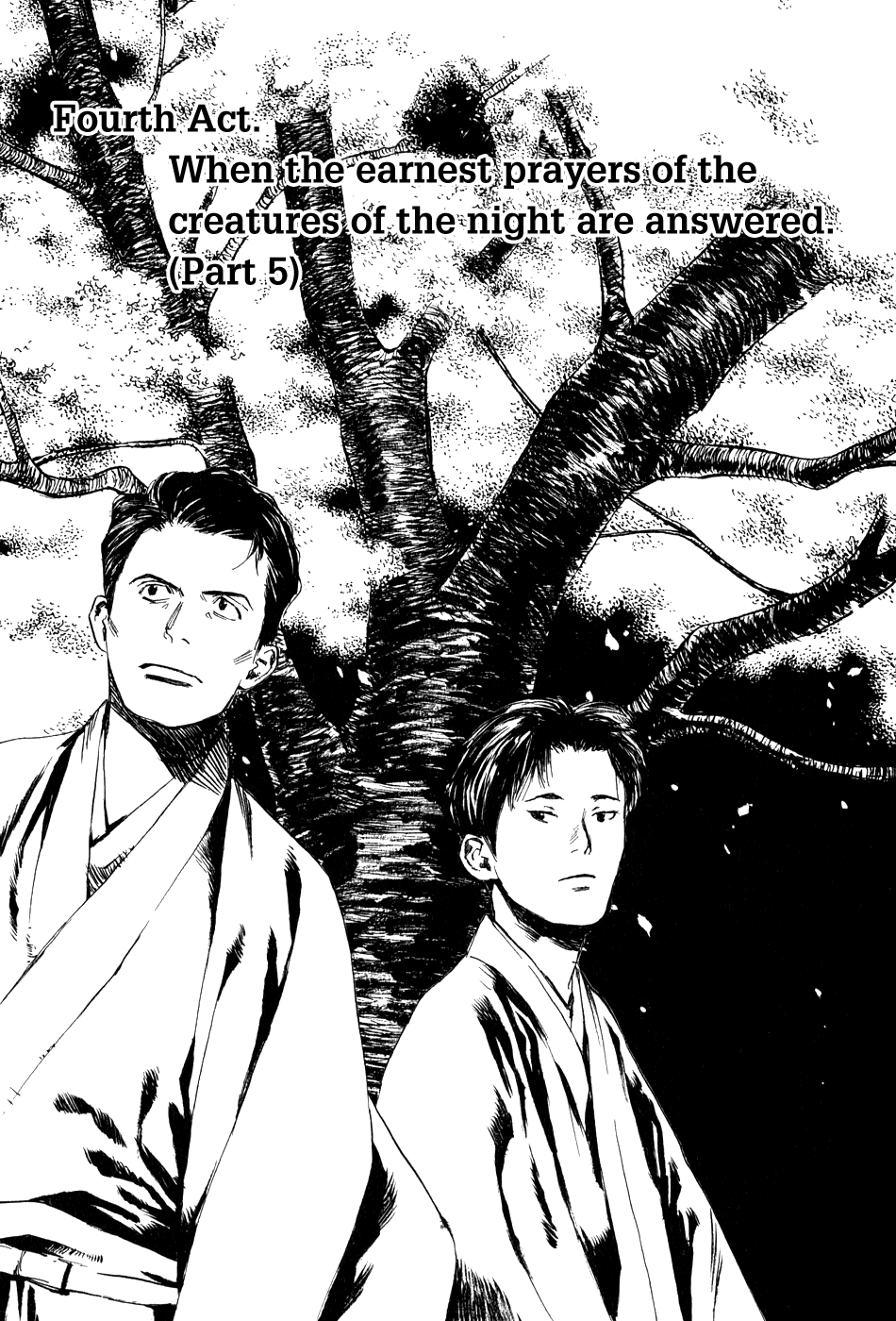 Toukei Ibun Chapter 5.5 page 1 - Chapter 5.5: Fourth Act:When the Earnest Prayers of the Creatures of the Night Are Answered (Part 5)