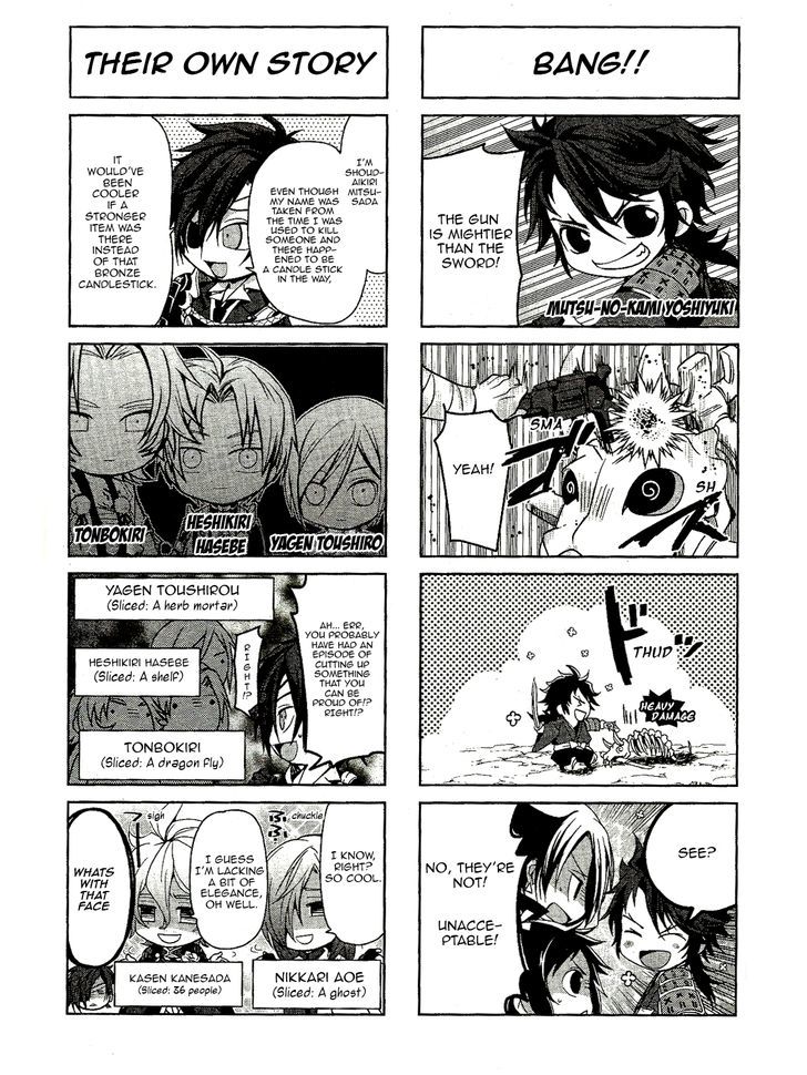 Touken Ranbu 4-koma Anthology Chapter 1 page 7 - Chapter 1