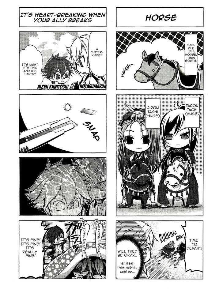 Touken Ranbu 4-koma Anthology Chapter 1 page 9 - Chapter 1