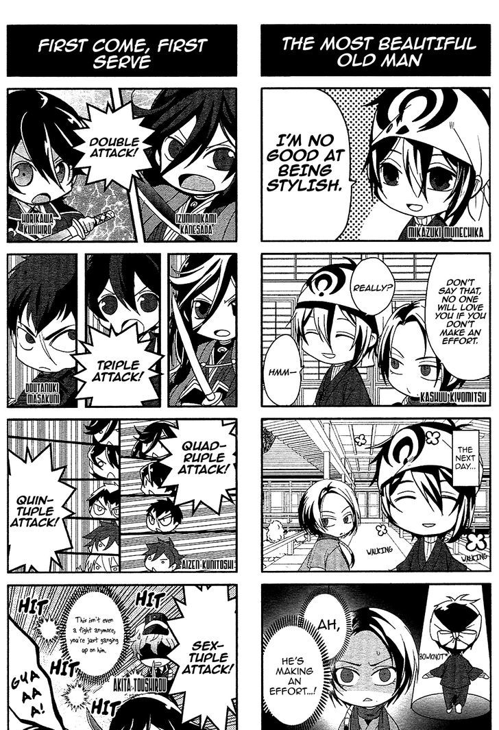 Touken Ranbu 4-koma Anthology Chapter 3 page 6 - Chapter 3
