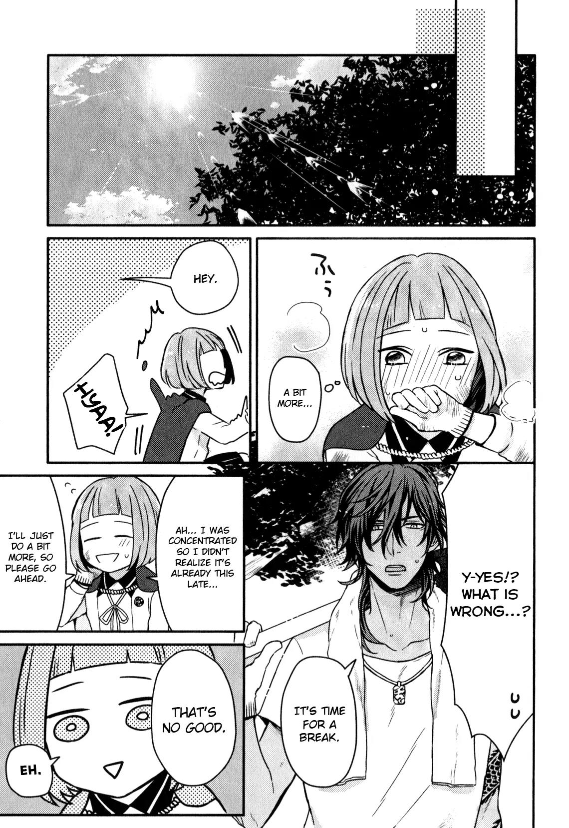 Touken Ranbu Anthology ~ Hibana Mae, Touken Danshi ~ Chapter 11 page 5 - Chapter 11: One Day of Me and Ookurikara / Ameno