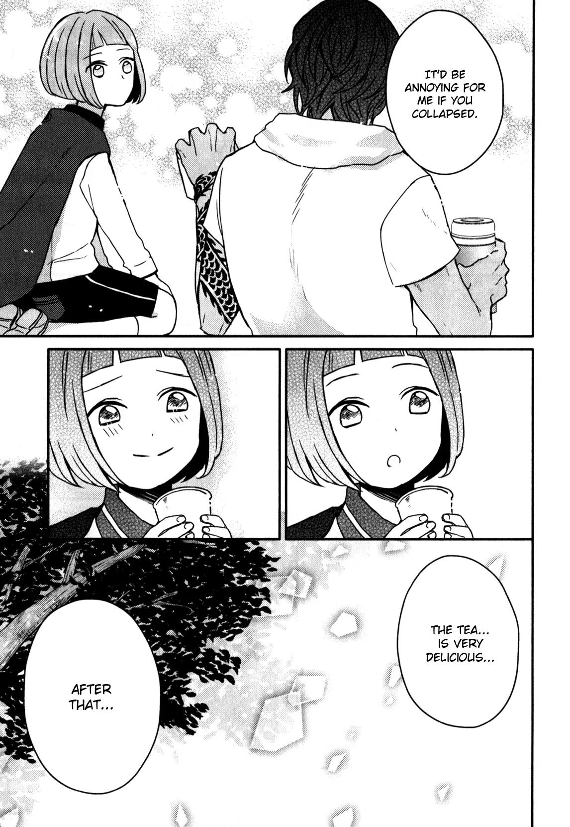 Touken Ranbu Anthology ~ Hibana Mae, Touken Danshi ~ Chapter 11 page 7 - Chapter 11: One Day of Me and Ookurikara / Ameno