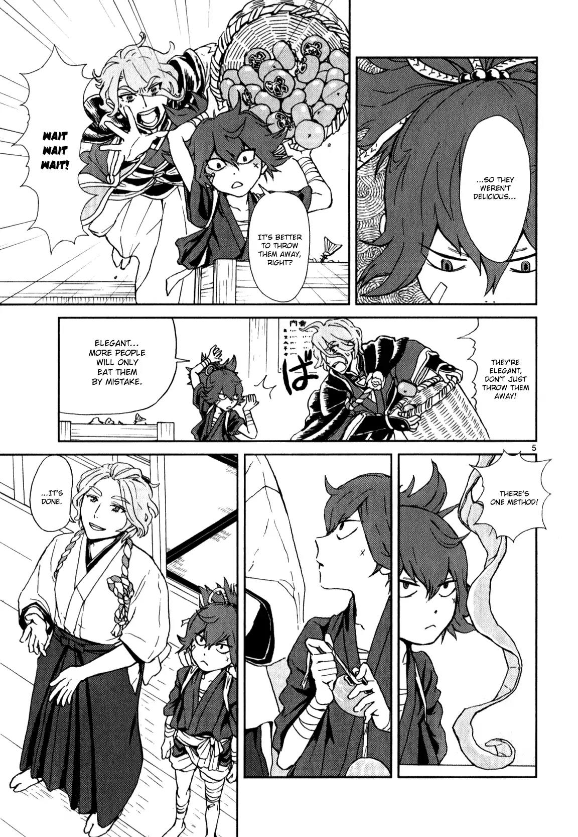 Touken Ranbu Anthology ~ Hibana Mae, Touken Danshi ~ Chapter 13 page 5 - Chapter 13: The First Autumn - Grasping the Elegance / Dou Manpuku