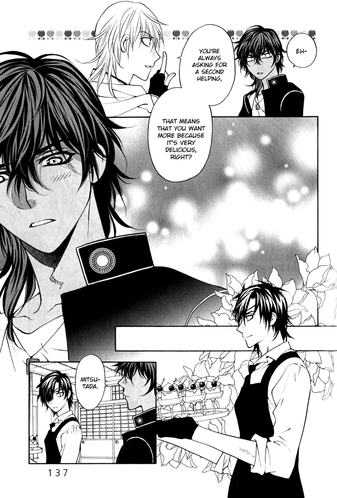 Touken Ranbu Anthology ~ Hibana Mae, Touken Danshi ~ Chapter 14 page 7 - Chapter 14: Blessed Swords / Kusunoki Kei