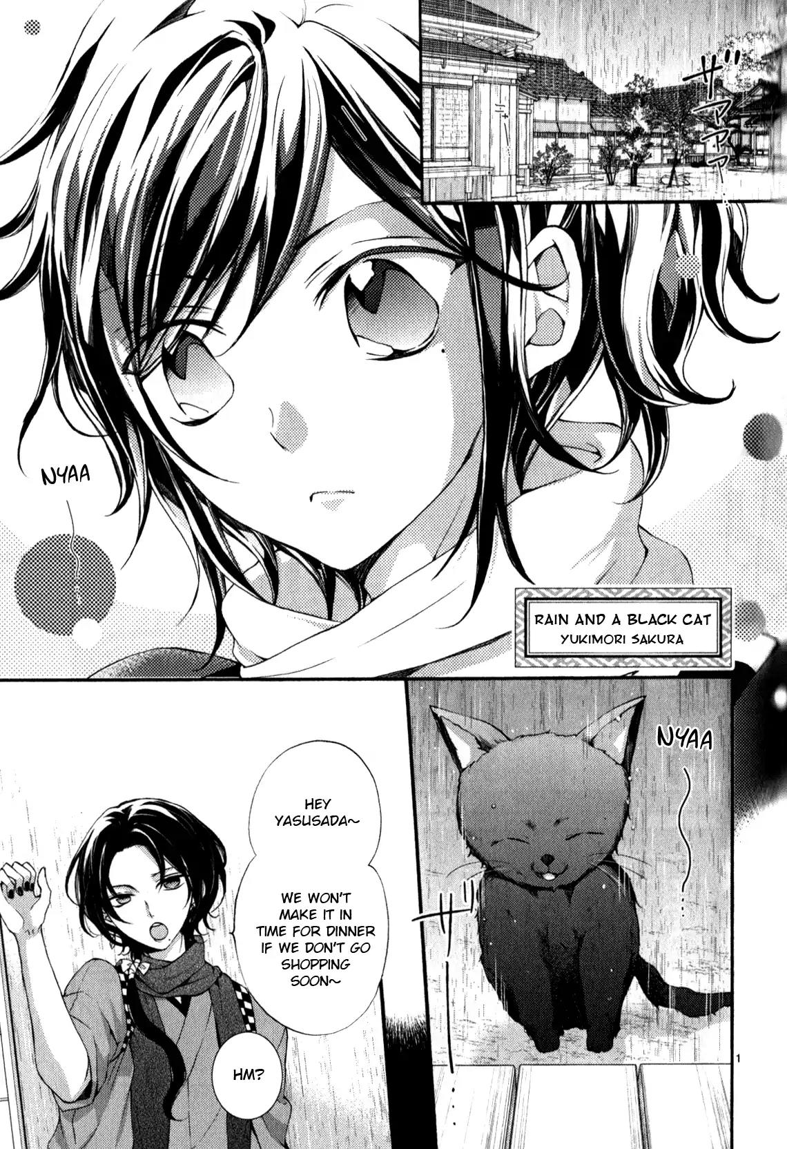 Touken Ranbu Anthology ~ Hibana Mae, Touken Danshi ~ Chapter 15 page 1 - Chapter 15: Rain and a Black Cat / Yukimori Sakuar