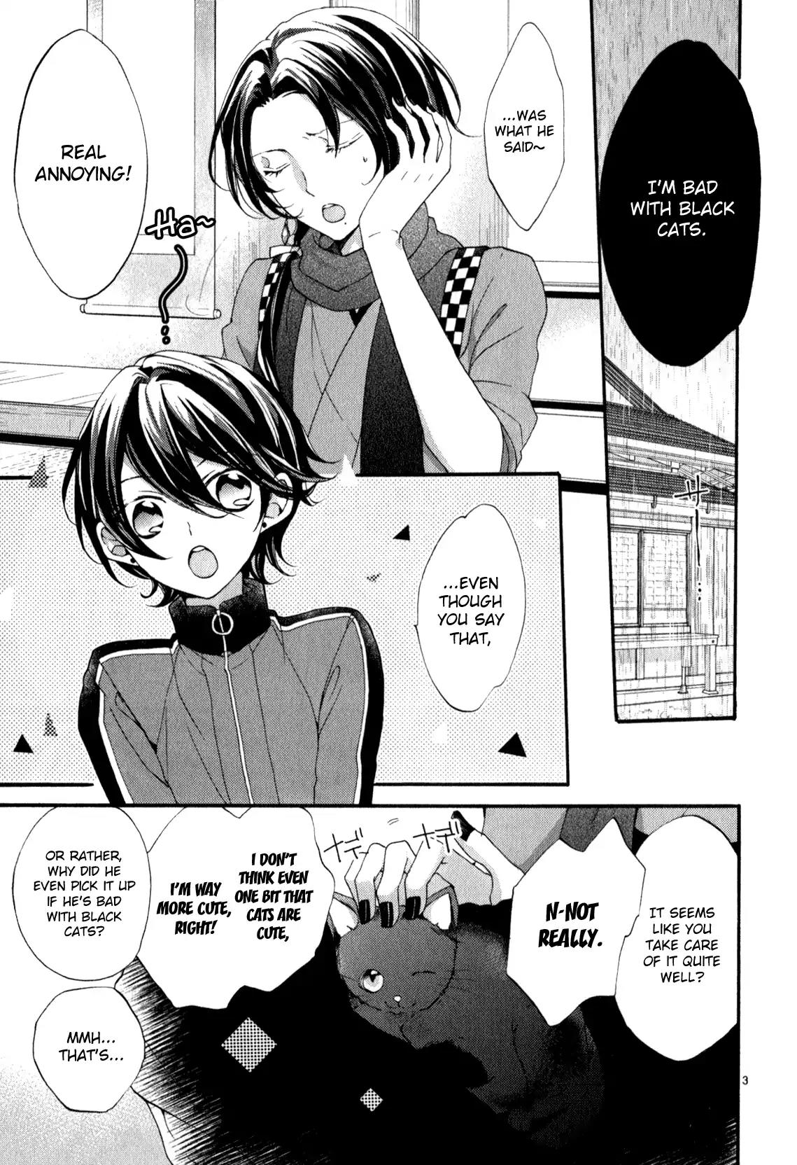 Touken Ranbu Anthology ~ Hibana Mae, Touken Danshi ~ Chapter 15 page 3 - Chapter 15: Rain and a Black Cat / Yukimori Sakuar