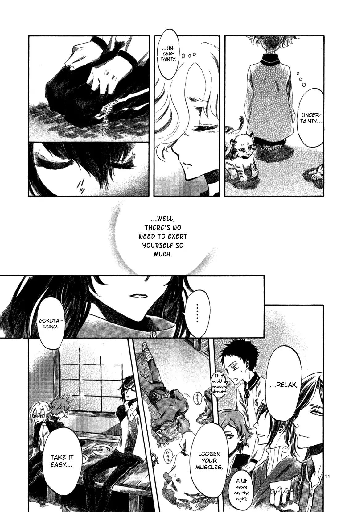 Touken Ranbu Anthology ~ Hibana Mae, Touken Danshi ~ Chapter 19 page 11 - Chapter 19: Good Weather In The Citadel / Amai Maki