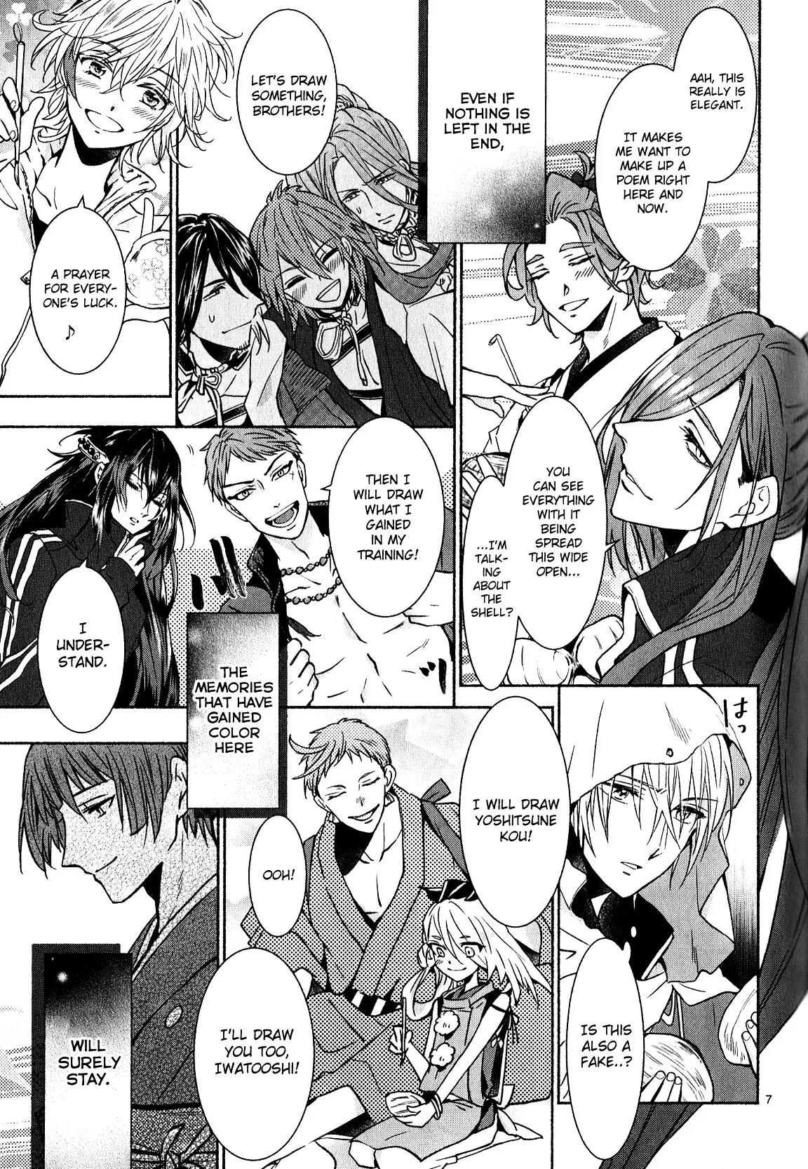 Touken Ranbu Anthology ~ Hibana Mae, Touken Danshi ~ Chapter 3 page 7 - Chapter 3: Matching Game (by Tanaka Tetete)