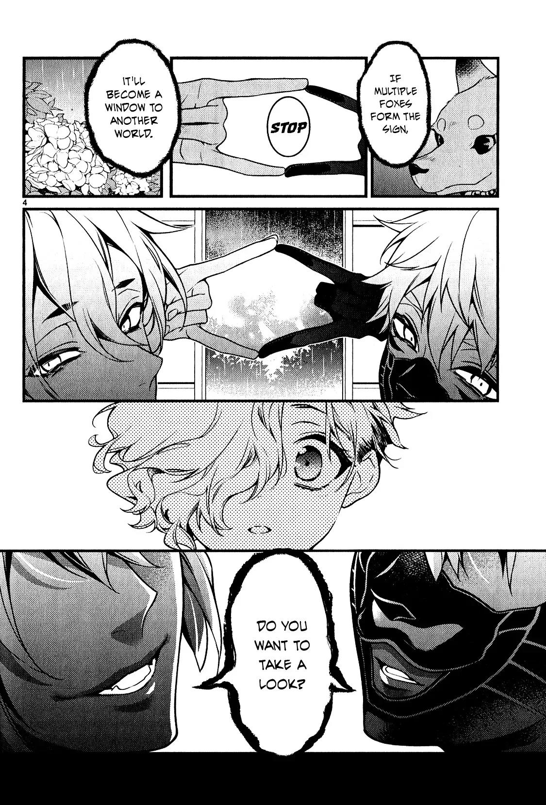 Touken Ranbu Anthology ~ Hibana Mae, Touken Danshi ~ Chapter 4 page 4 - Chapter 4: Great Day for Foxes (by Sakondou Eri)